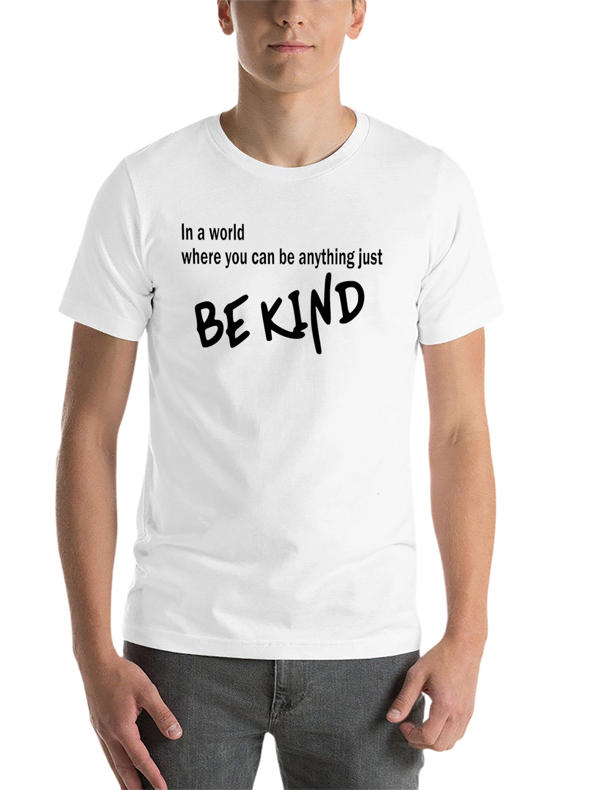 Be Kind Graphic Tee - Soft Cotton Casual T-Shirt