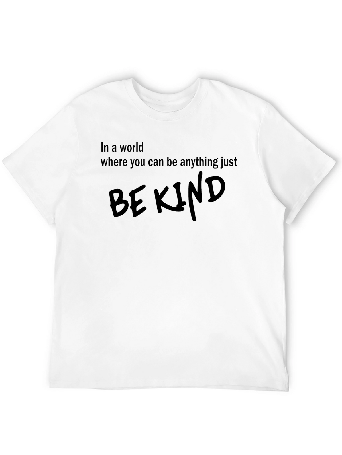 Be Kind Graphic Tee - Soft Cotton Casual T-Shirt