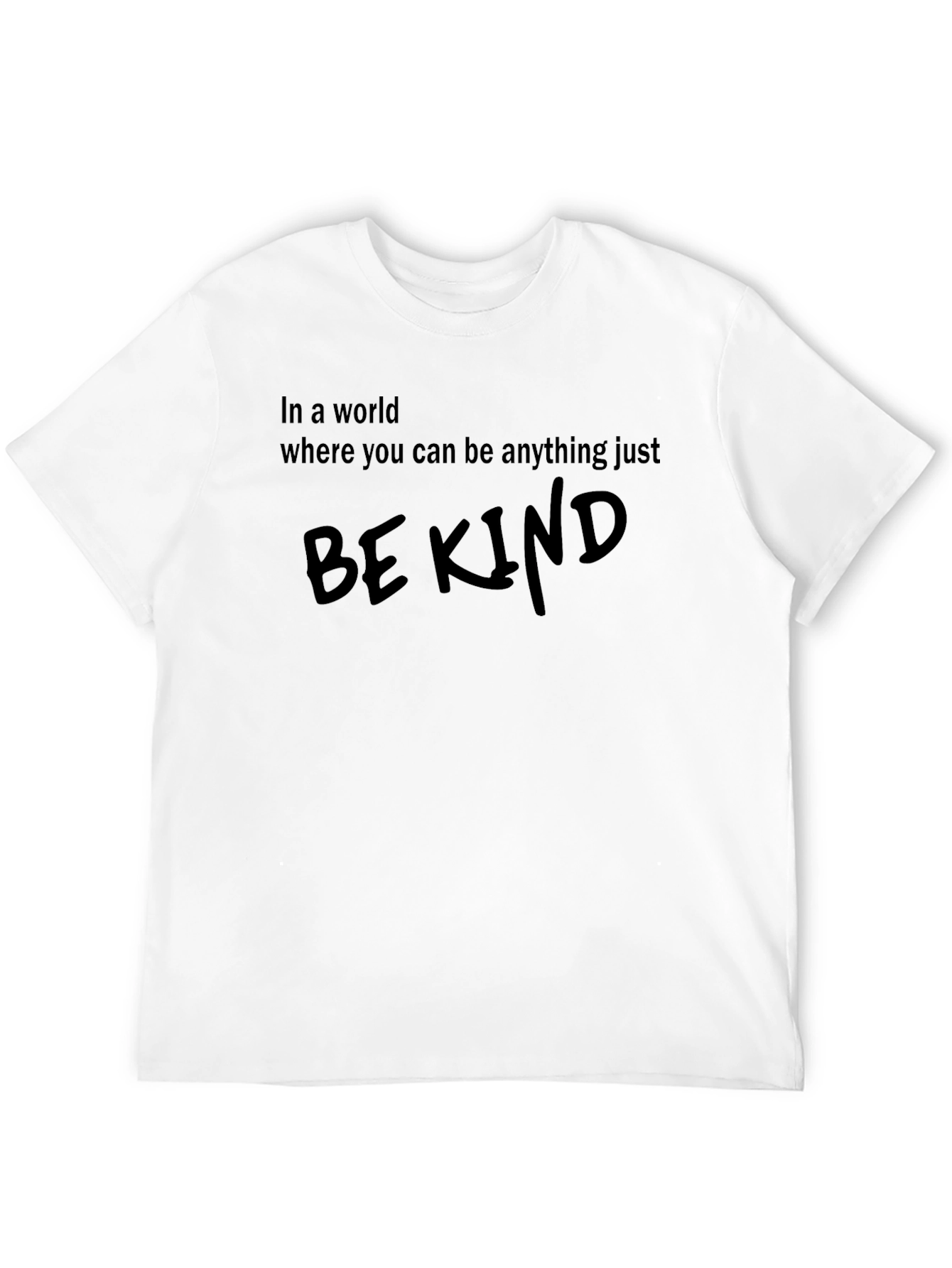 Be Kind Graphic Tee - Soft Cotton Casual T-Shirt