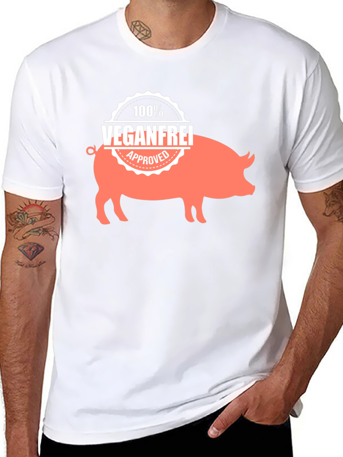 Veganfrei Pig T-Shirt - Approved Vegan
