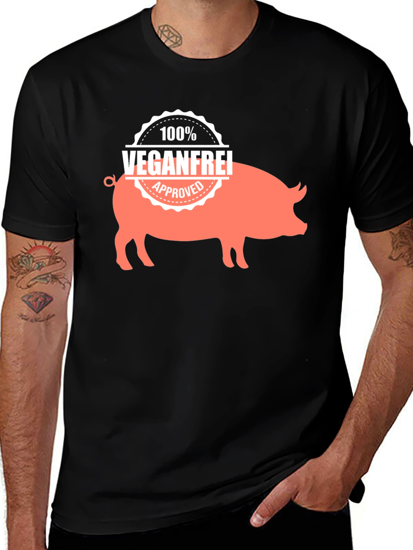 Veganfrei Pig T-Shirt - Approved Vegan