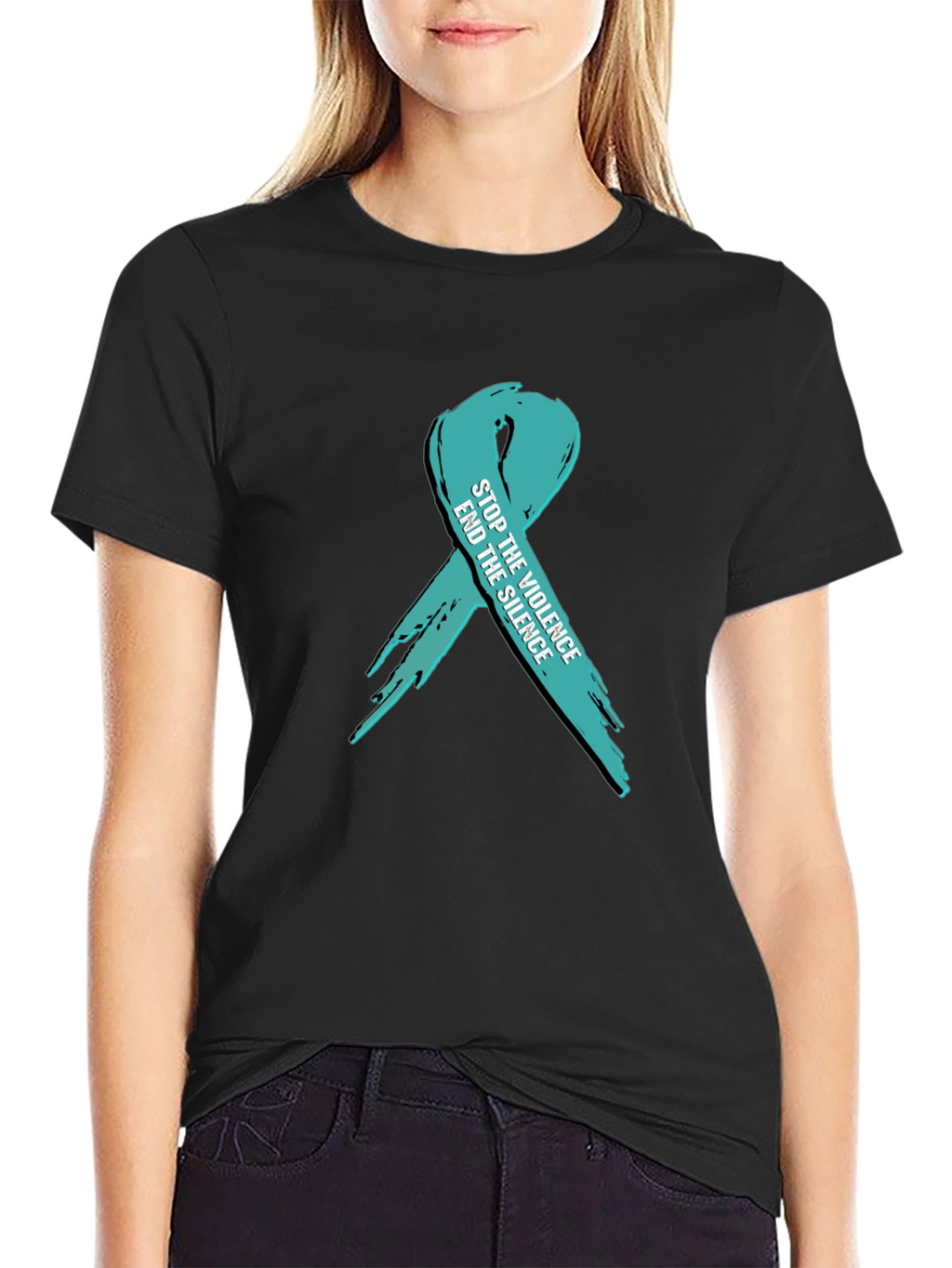 Stop the Violence Ribbon T-Shirt
