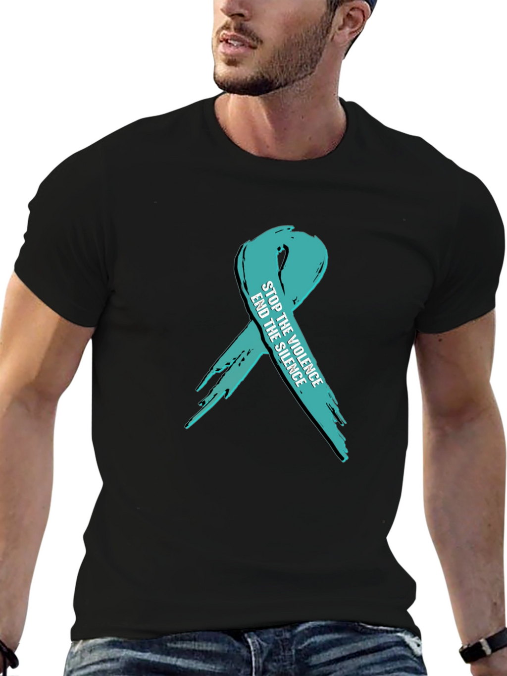 Stop the Violence Ribbon T-Shirt