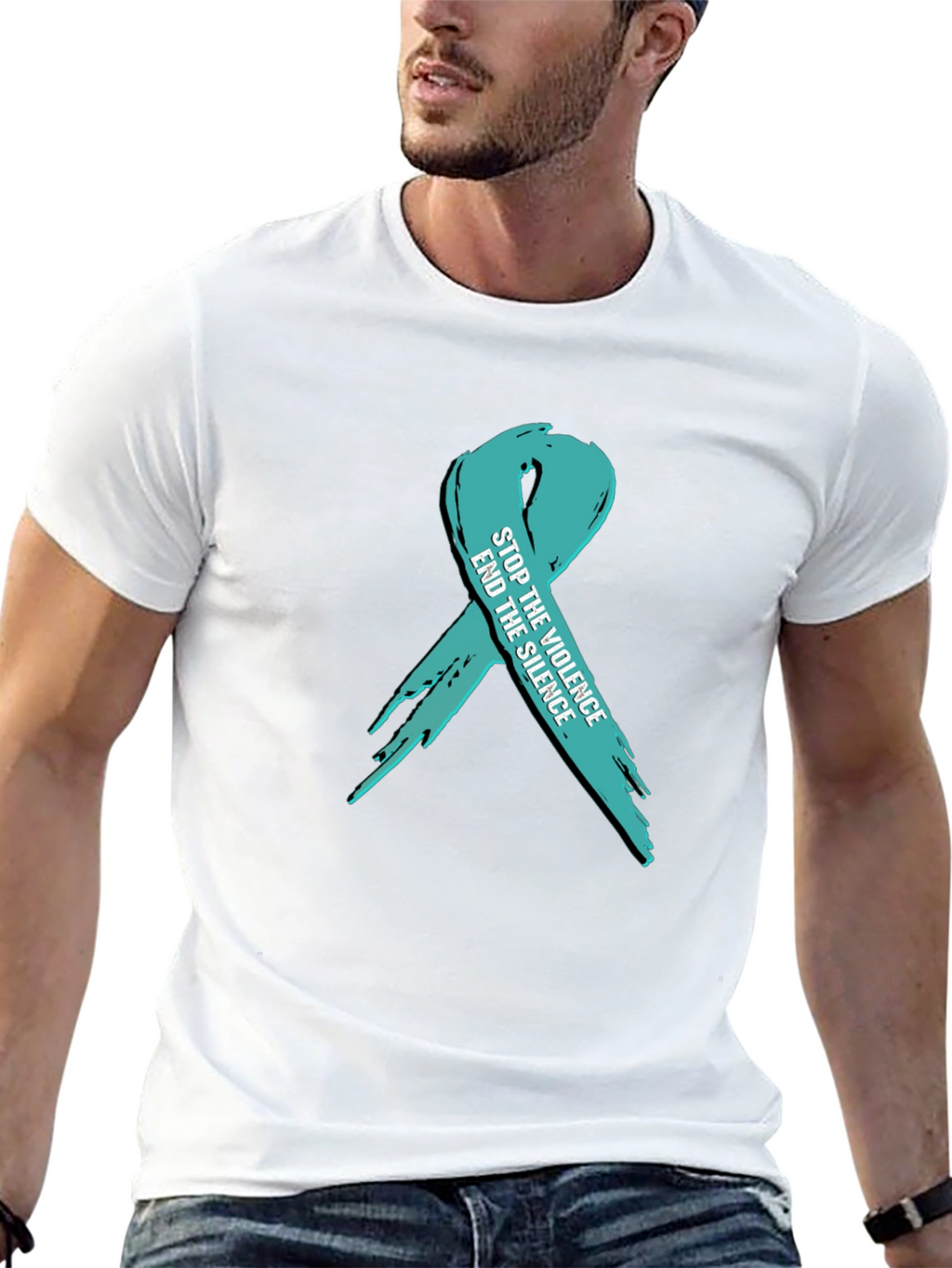 Stop the Violence Ribbon T-Shirt