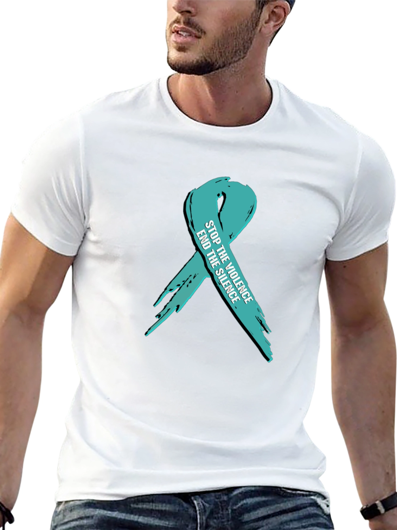 Stop the Violence Ribbon T-Shirt