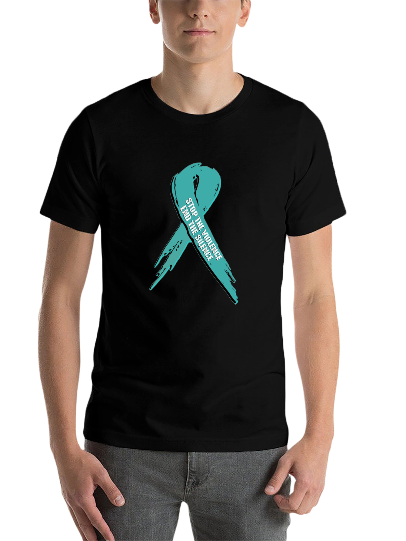 Stop the Violence Ribbon T-Shirt