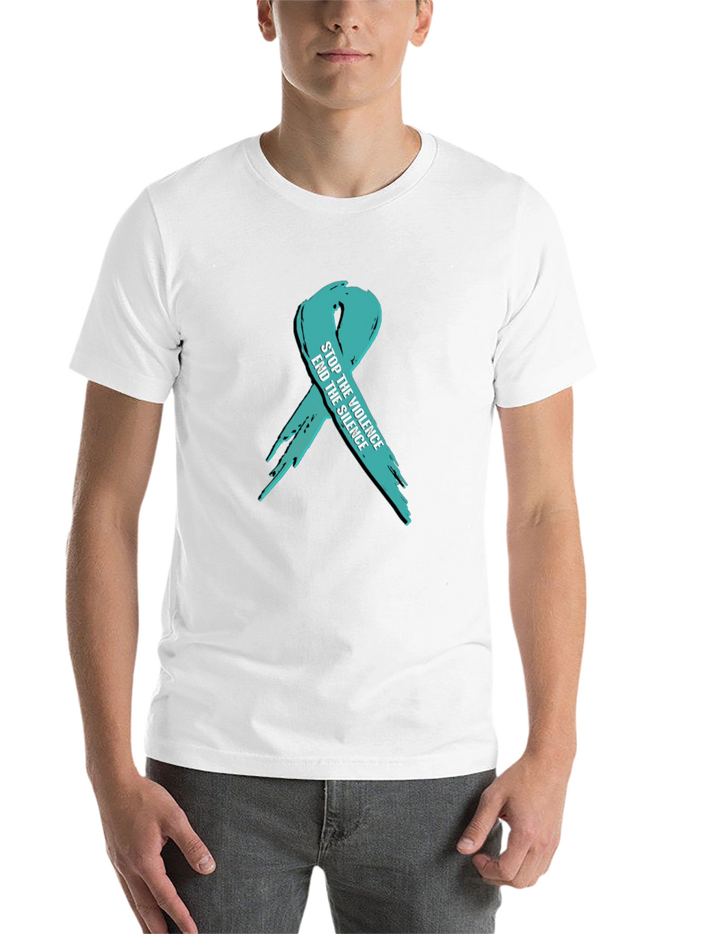 Stop the Violence Ribbon T-Shirt
