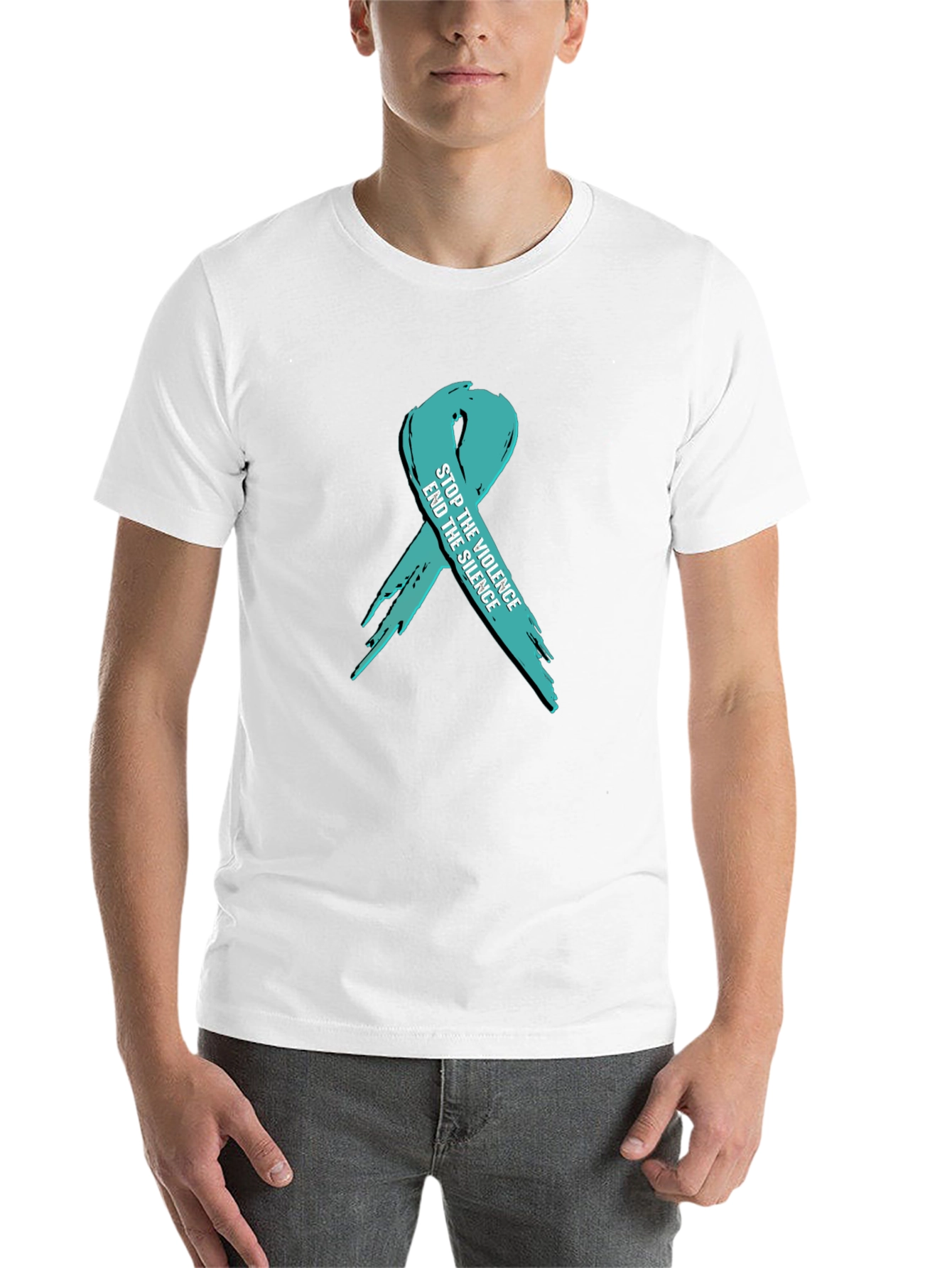 Stop the Violence Ribbon T-Shirt
