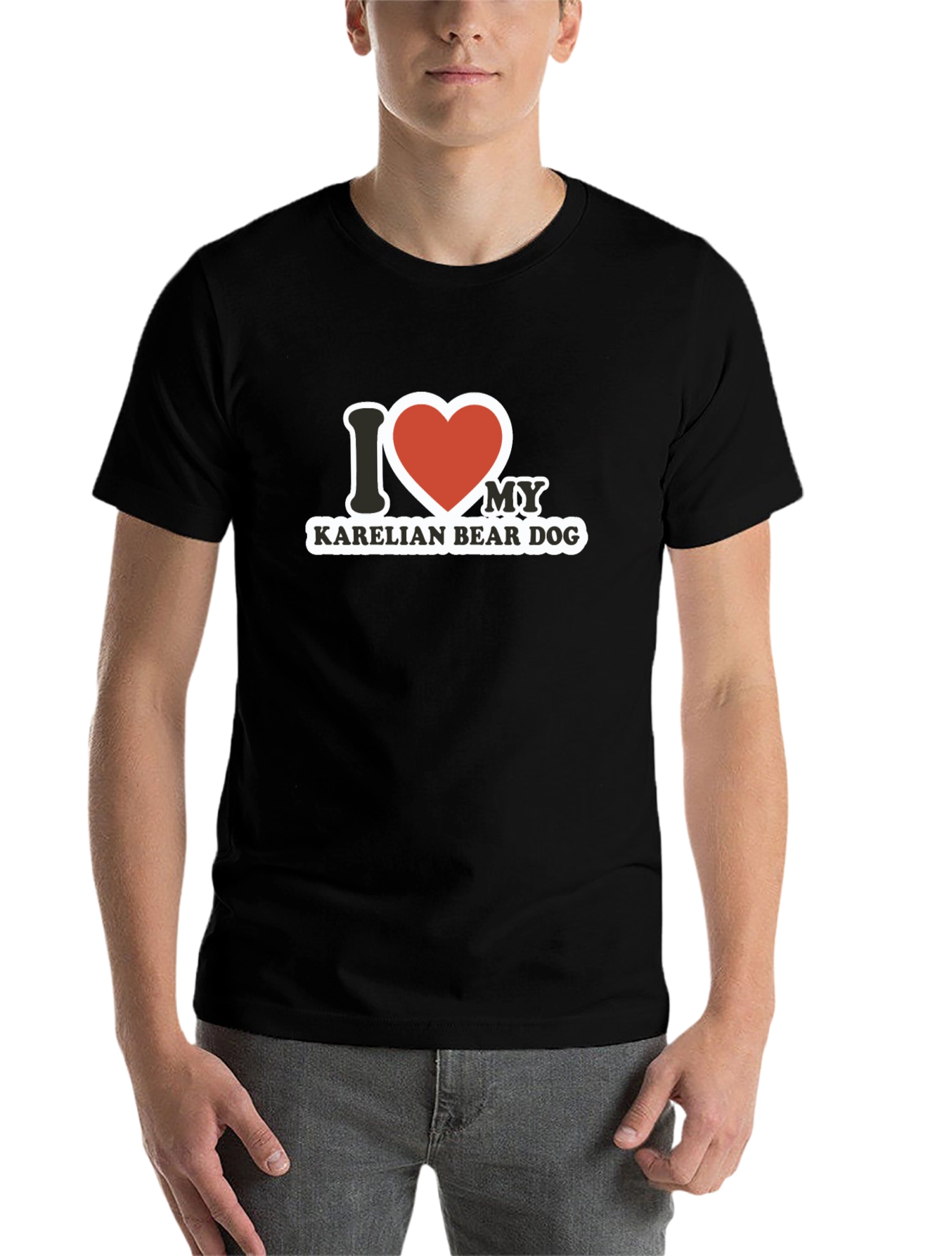 I Love My Karelian Bear Dog T-Shirt