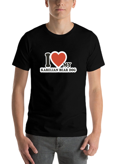 I Love My Karelian Bear Dog T-Shirt