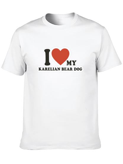 I Love My Karelian Bear Dog T-Shirt