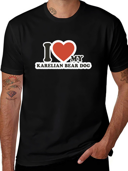 I Love My Karelian Bear Dog T-Shirt