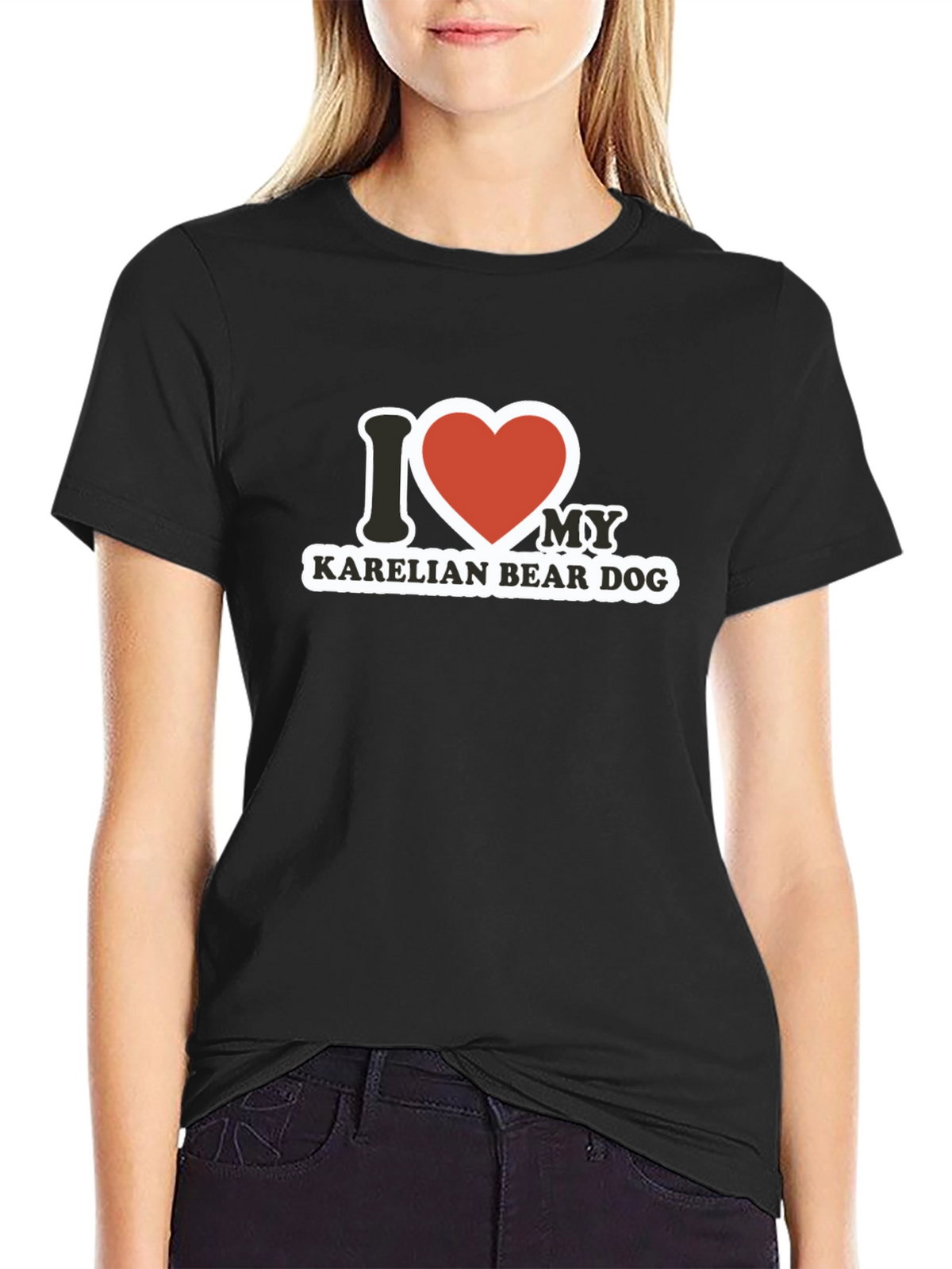 I Love My Karelian Bear Dog T-Shirt
