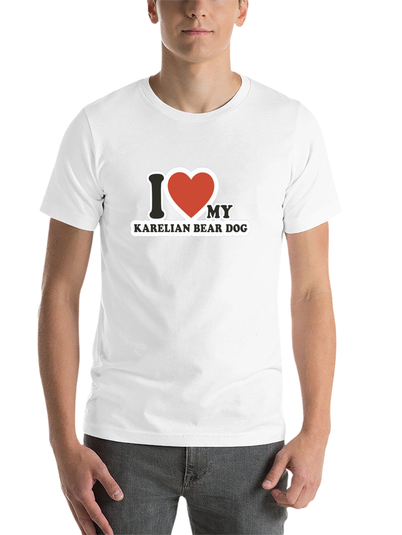 I Love My Karelian Bear Dog T-Shirt