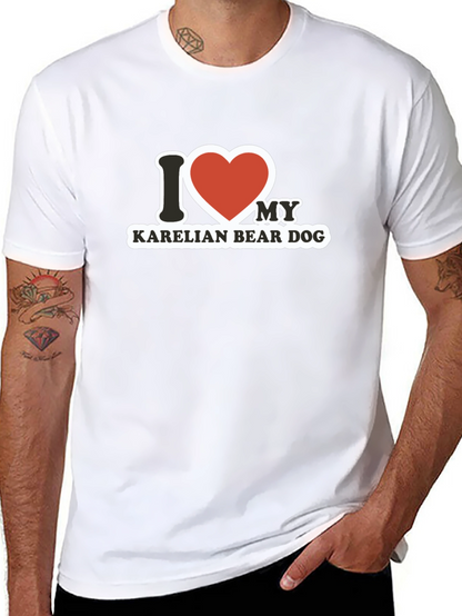I Love My Karelian Bear Dog T-Shirt