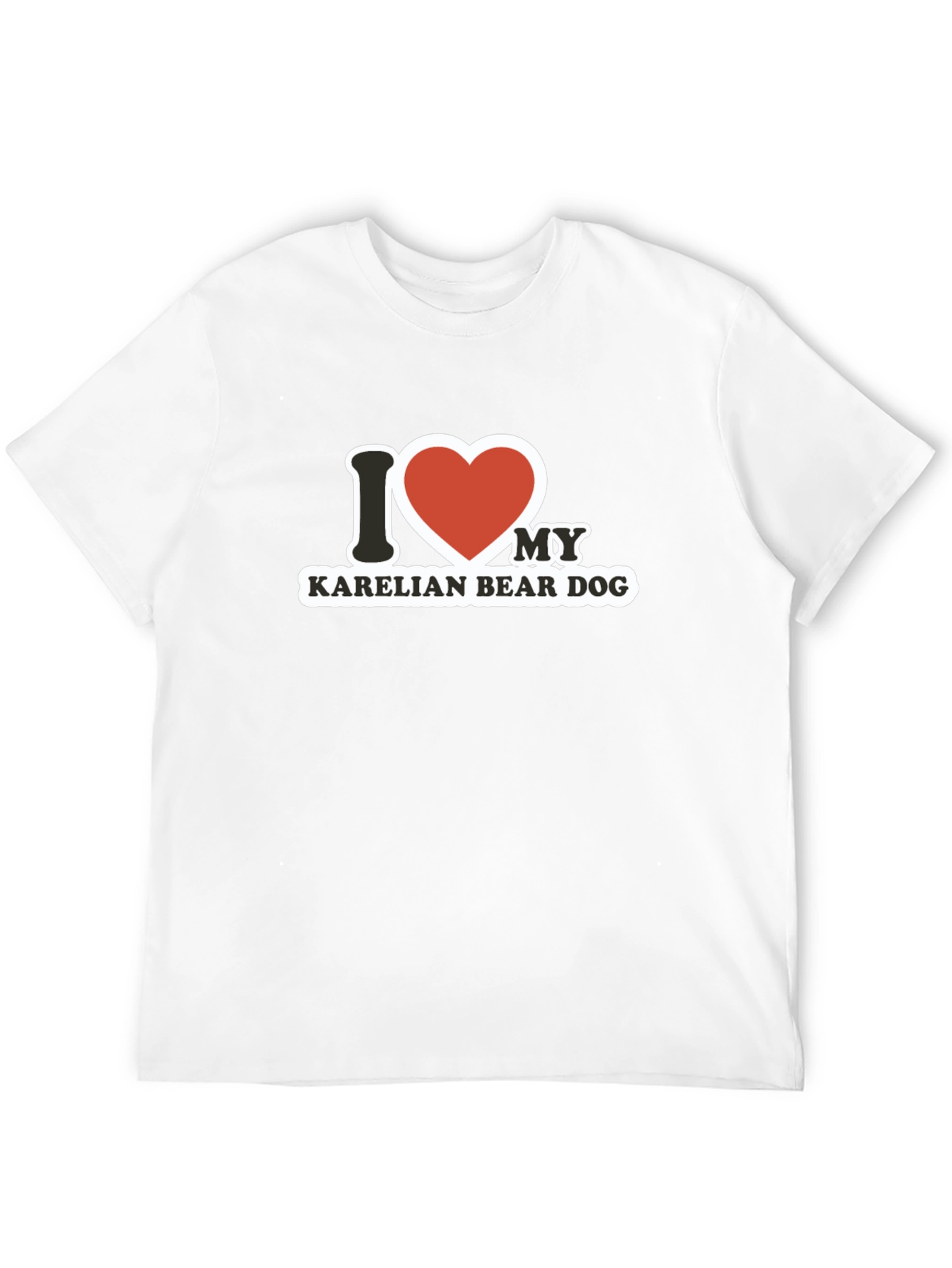 I Love My Karelian Bear Dog T-Shirt