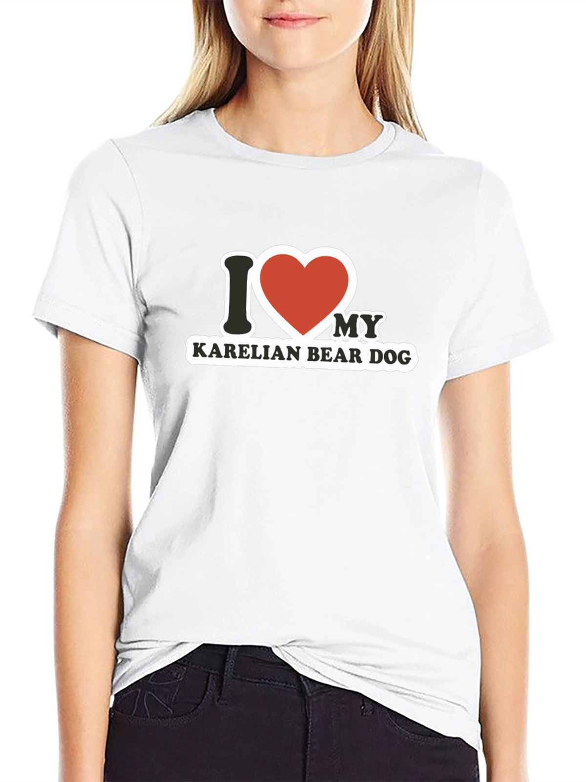 I Love My Karelian Bear Dog T-Shirt