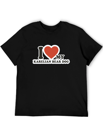 I Love My Karelian Bear Dog T-Shirt