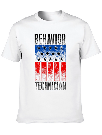 Behavior Technician Flag Graphic Tee
