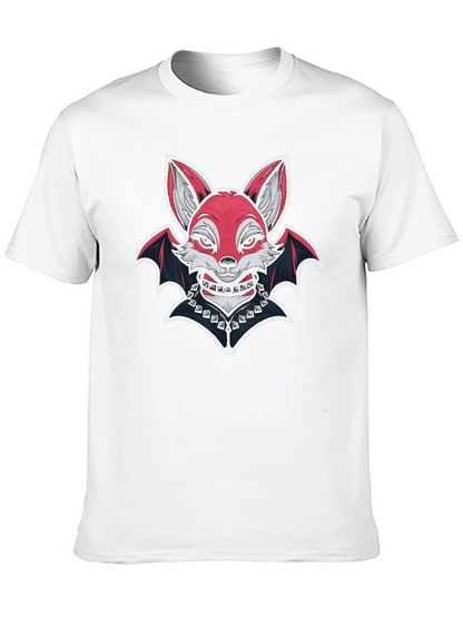 Fox Bat Graphic T-Shirt - Unique Design