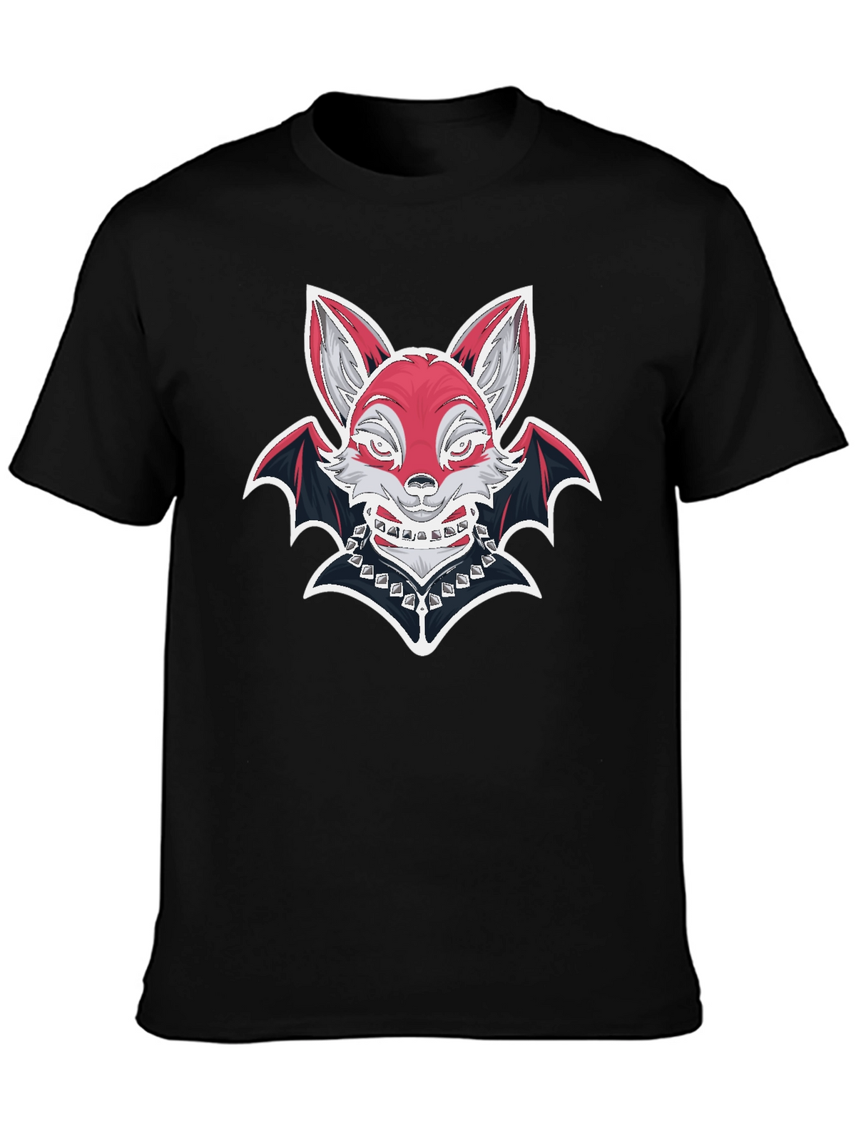 Fox Bat Graphic T-Shirt - Unique Design