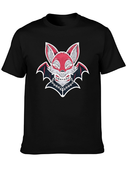 Fox Bat Graphic T-Shirt - Unique Design