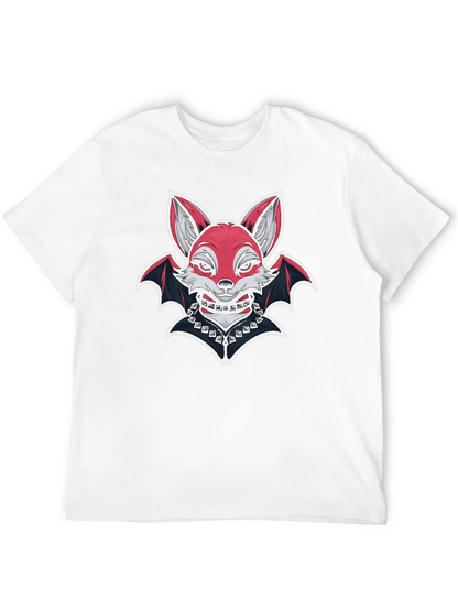 Fox Bat Graphic T-Shirt - Unique Design