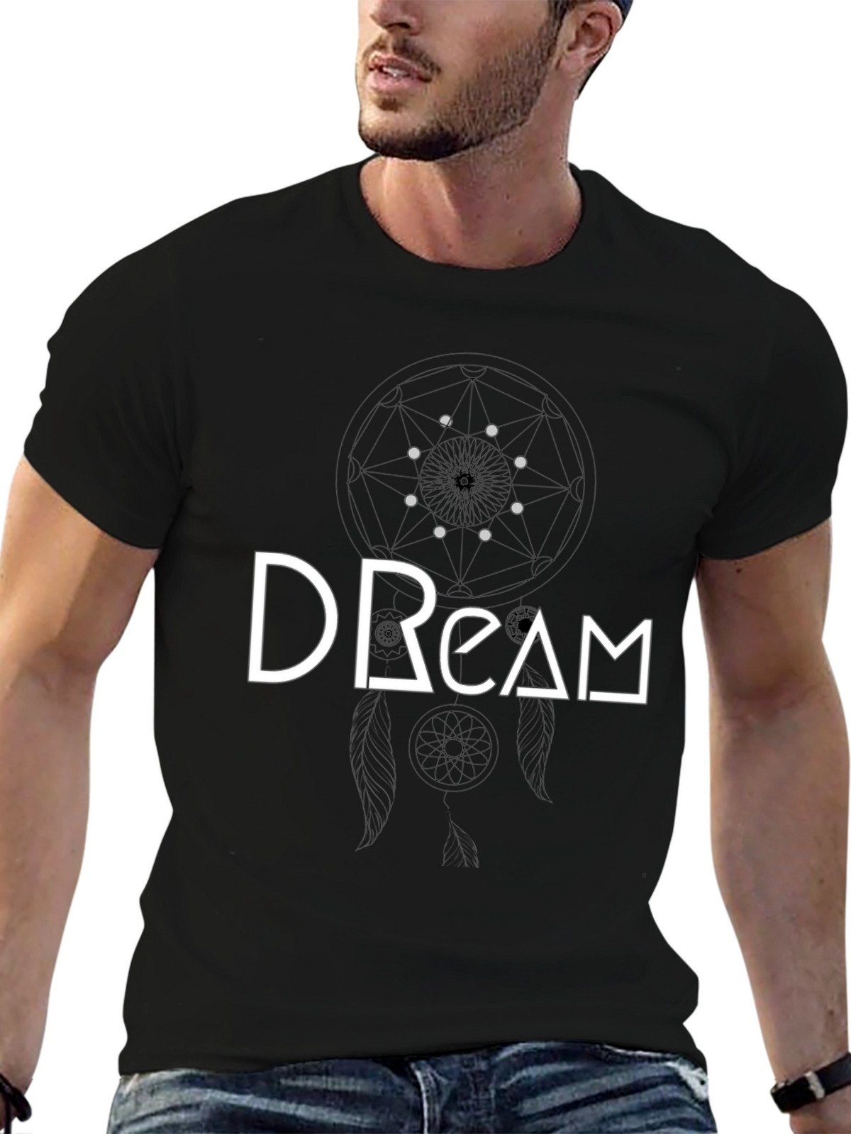 Dreamcatcher Graphic Tee - Black