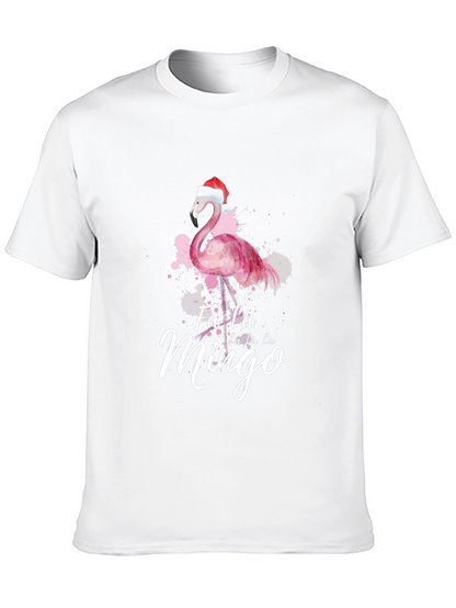 Festive Flamingo Christmas T-Shirt