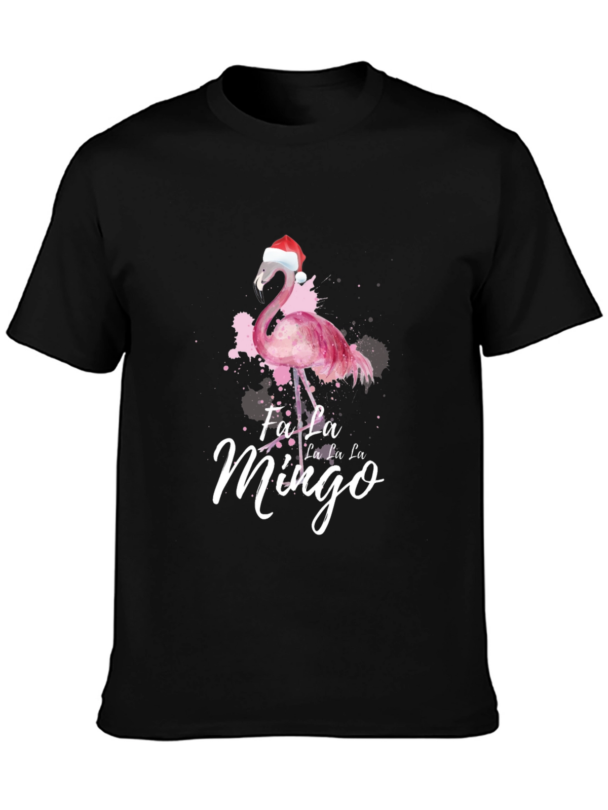 Festive Flamingo Christmas T-Shirt