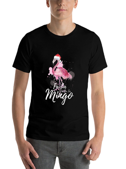 Festive Flamingo Christmas T-Shirt