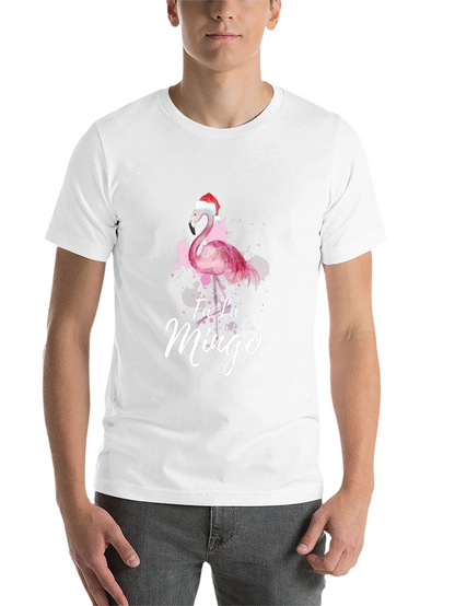 Festive Flamingo Christmas T-Shirt