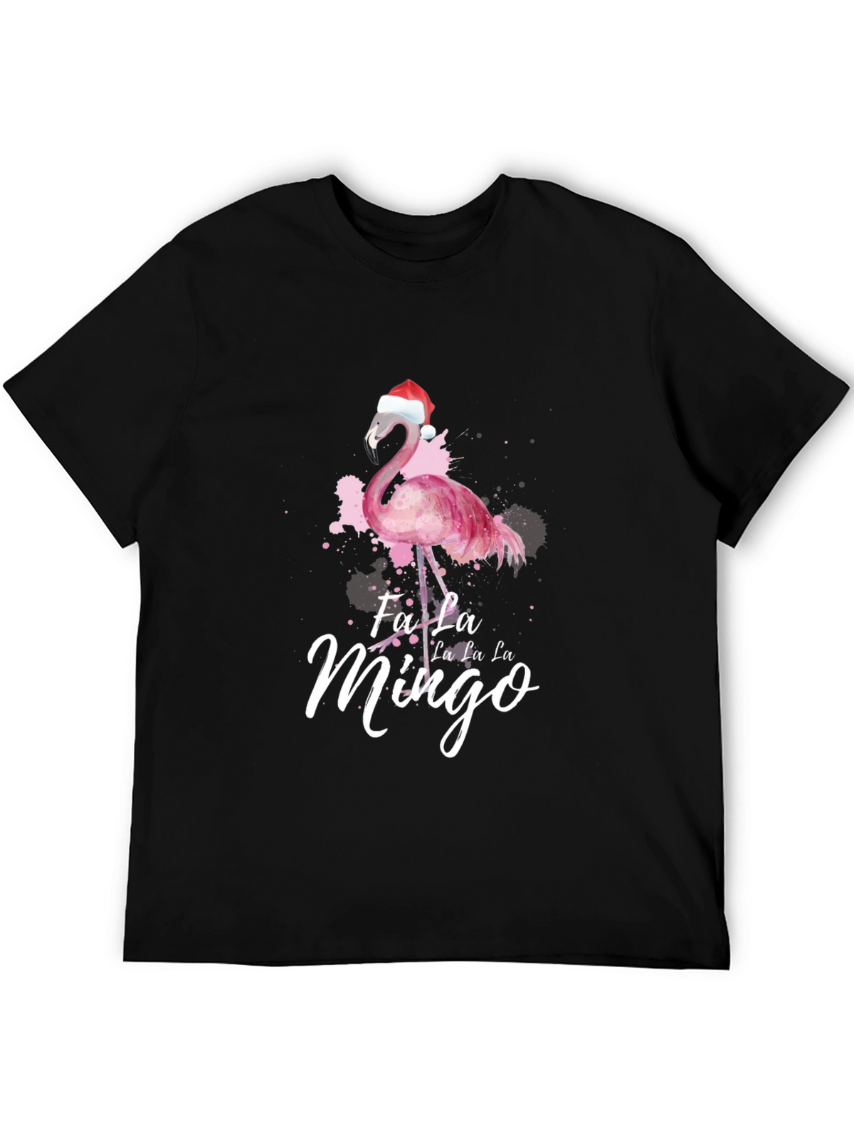 Festive Flamingo Christmas T-Shirt