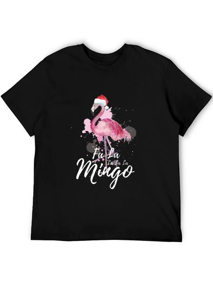 Festive Flamingo Christmas T-Shirt