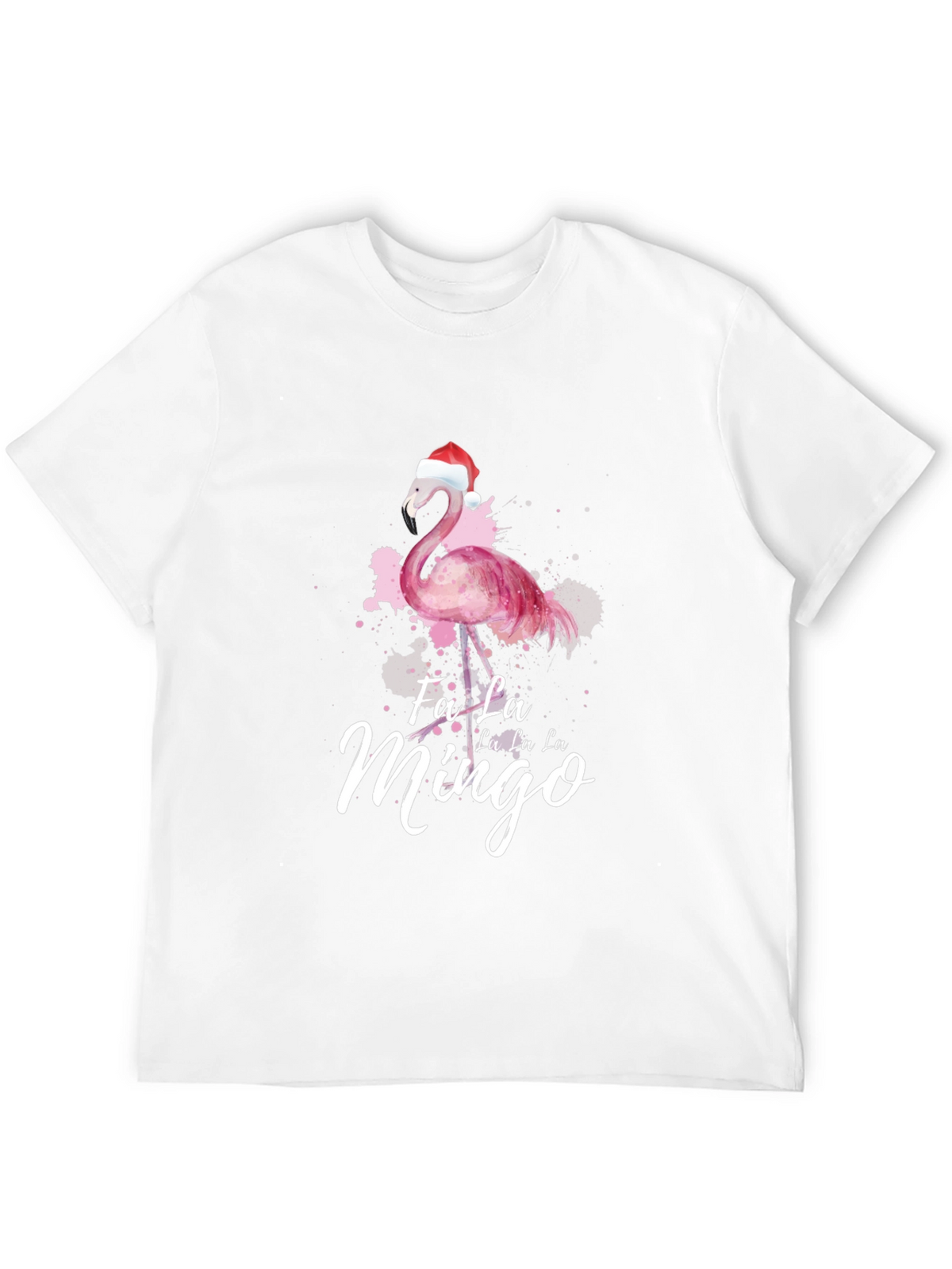 Festive Flamingo Christmas T-Shirt