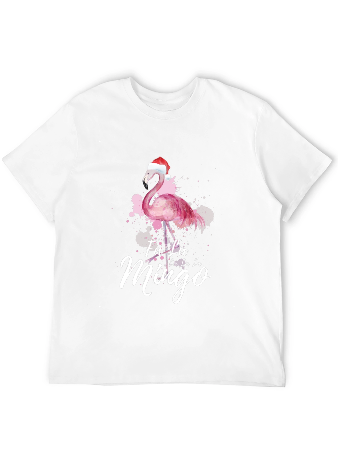 Festive Flamingo Christmas T-Shirt