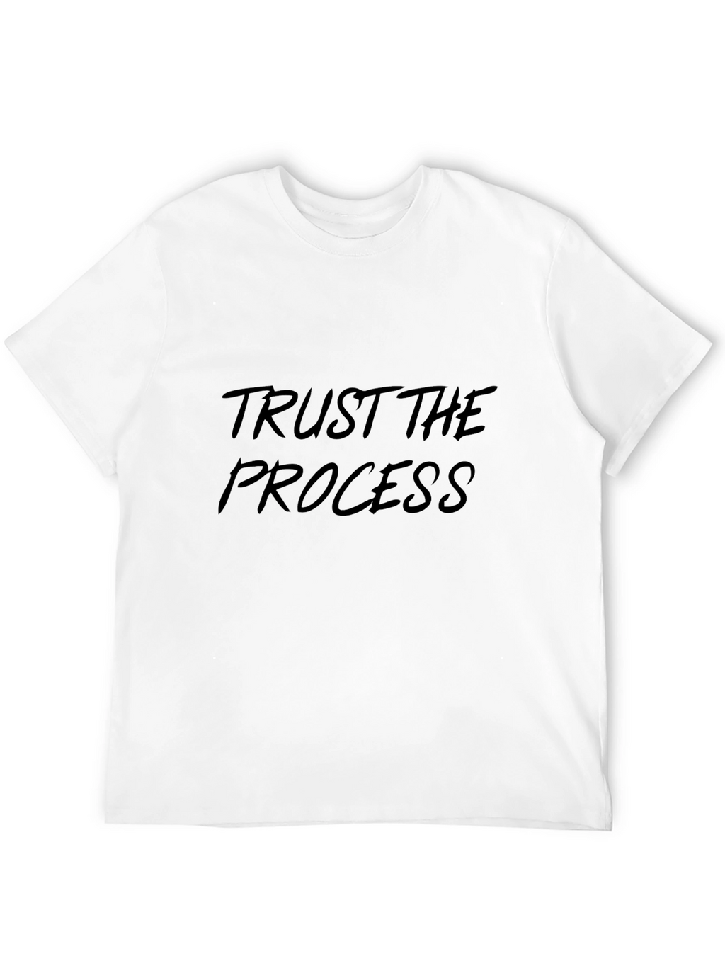 Trust the Process Black Graphic Tee