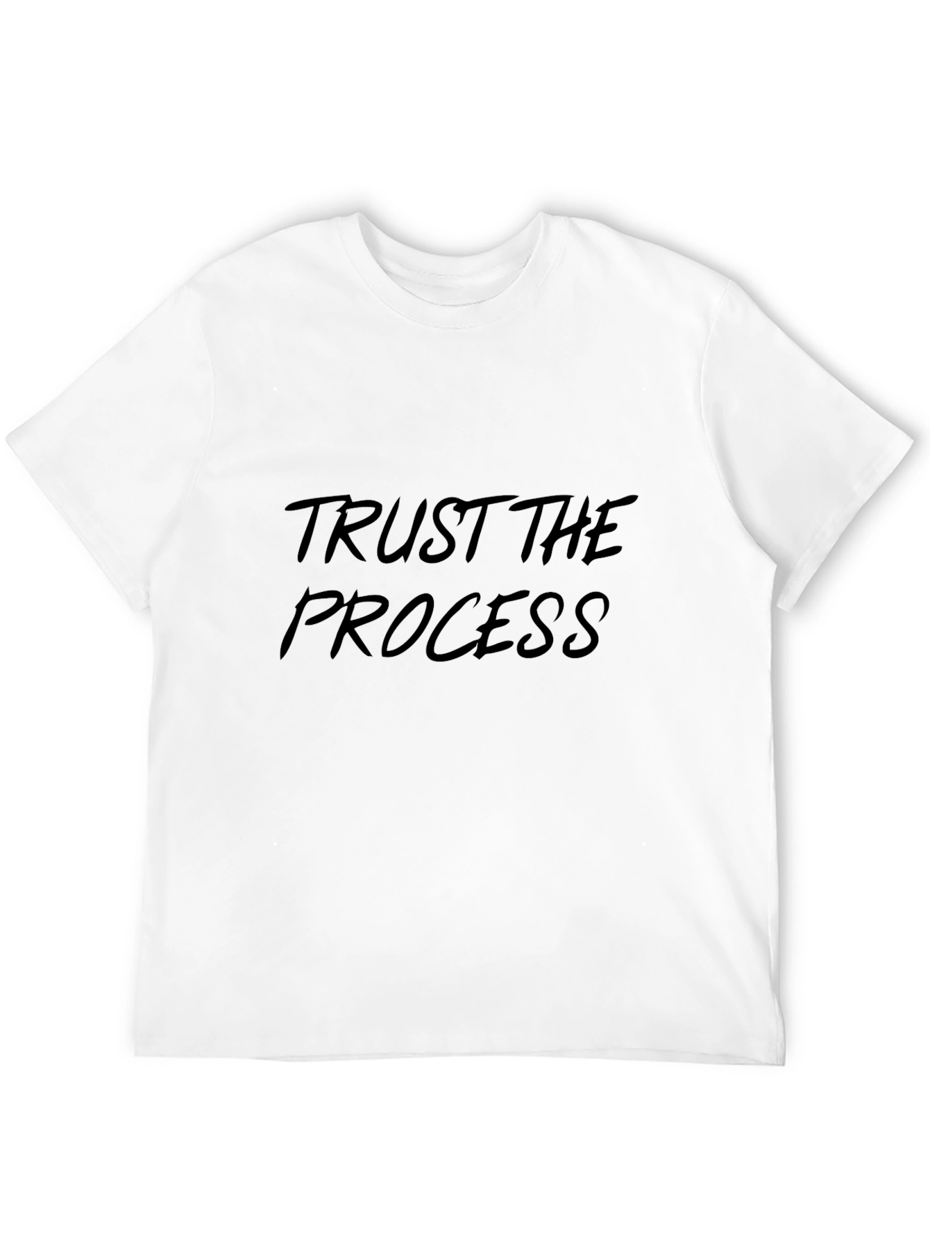 Trust the Process Black Graphic Tee