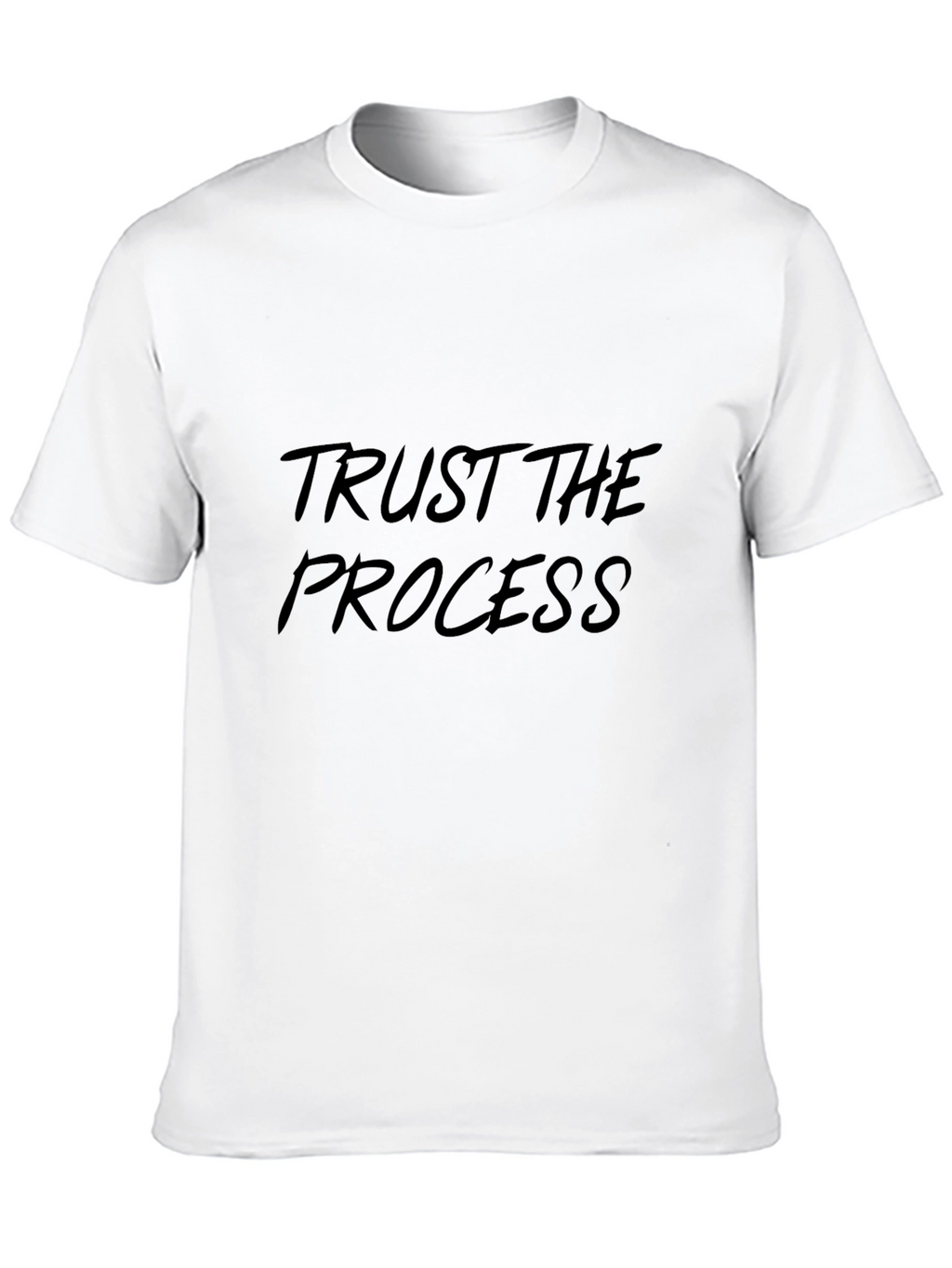 Trust the Process Black Graphic Tee