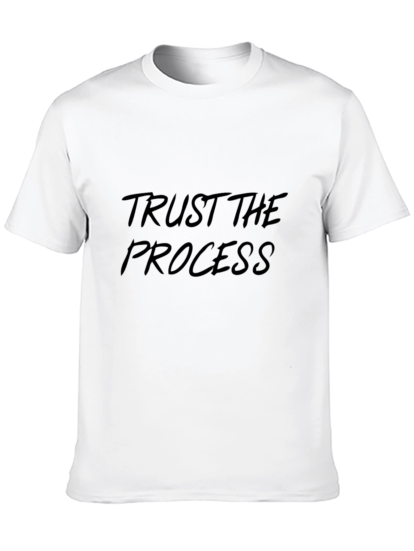 Trust the Process Black Graphic Tee