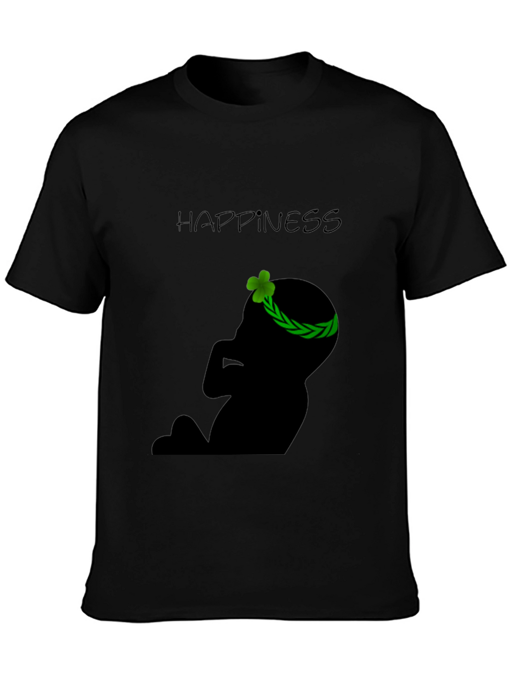 Happiness Baby Silhouette Black T-Shirt