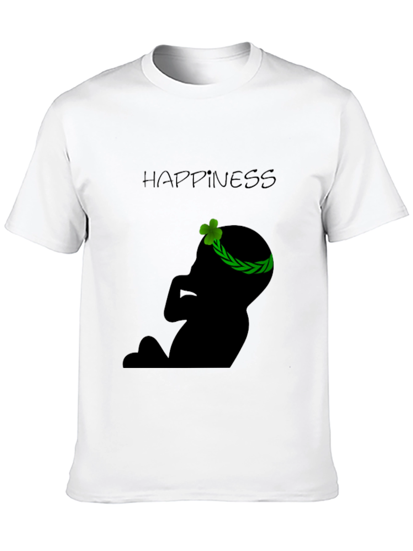 Happiness Baby Silhouette Black T-Shirt