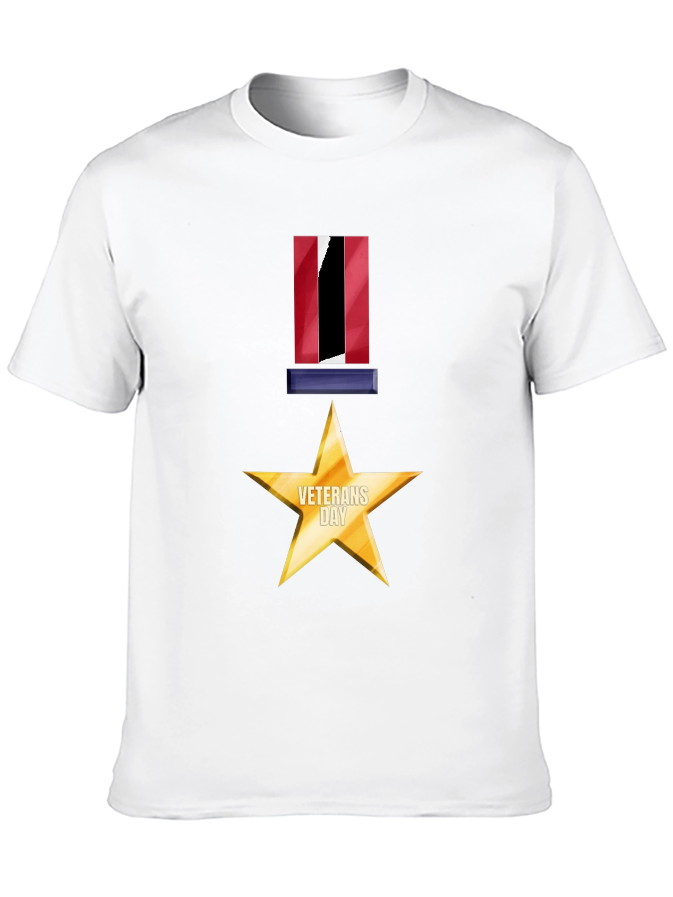 Veterans Day Star Medal Graphic Tee