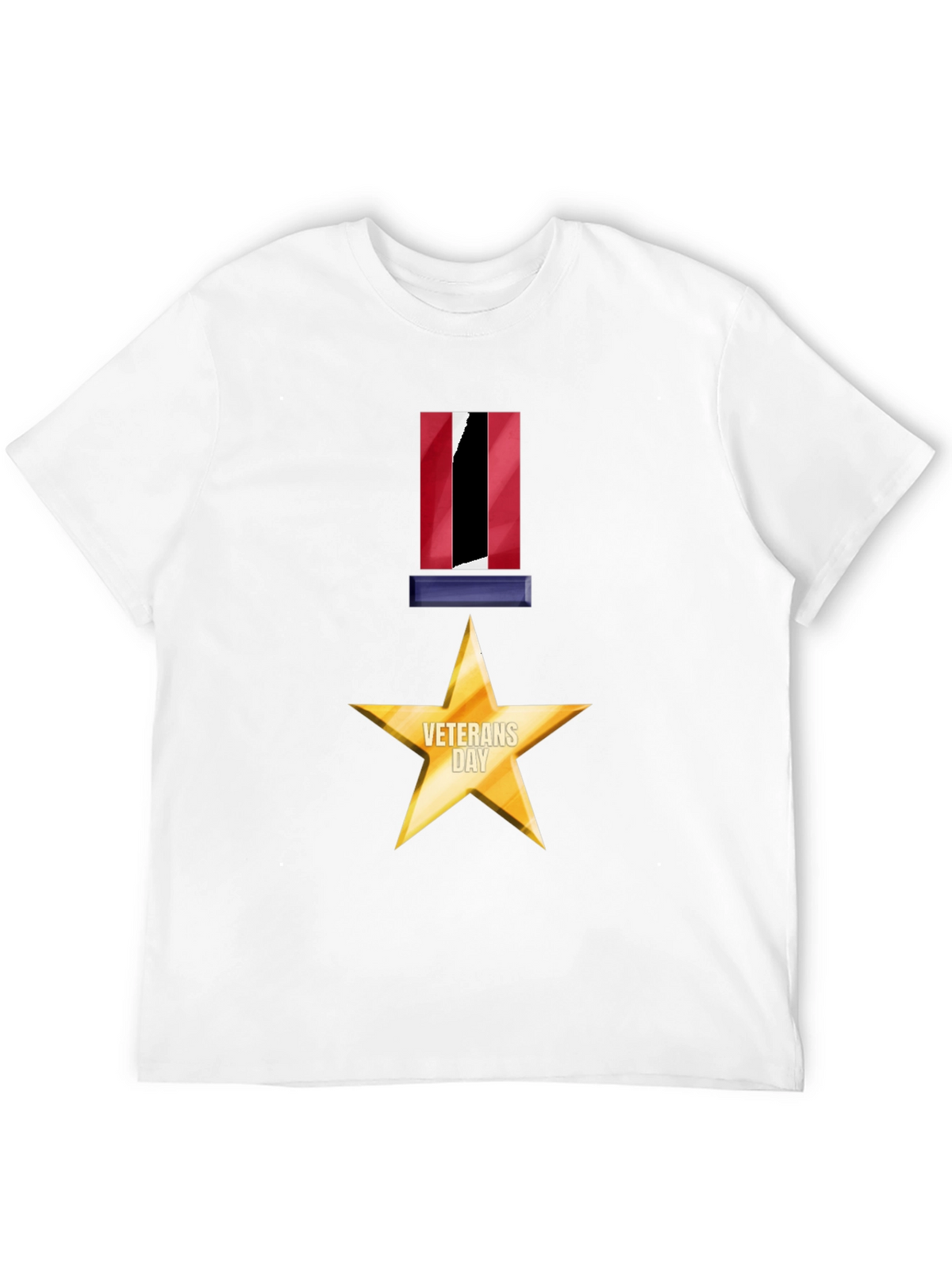 Veterans Day Star Medal Graphic Tee
