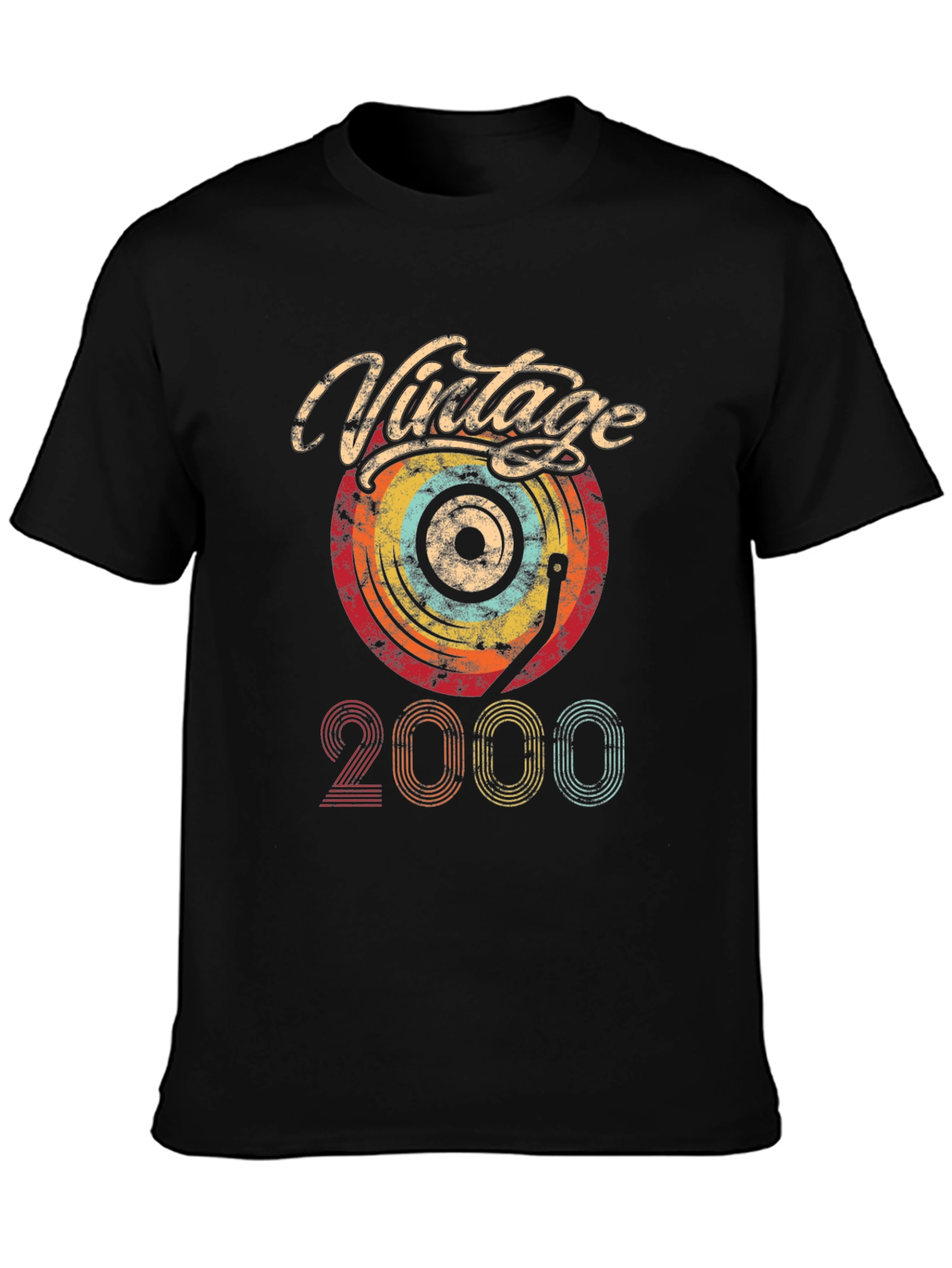 Vintage 2000 Vinyl Graphic T-Shirt