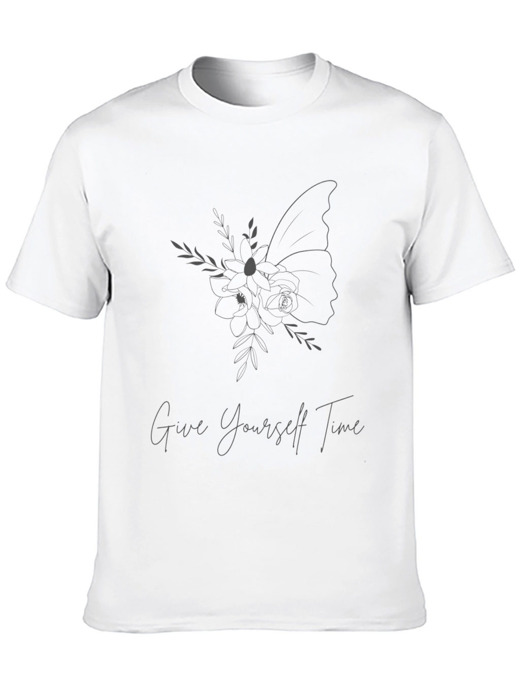 Time Butterfly Graphic Tee - Relaxed Fit