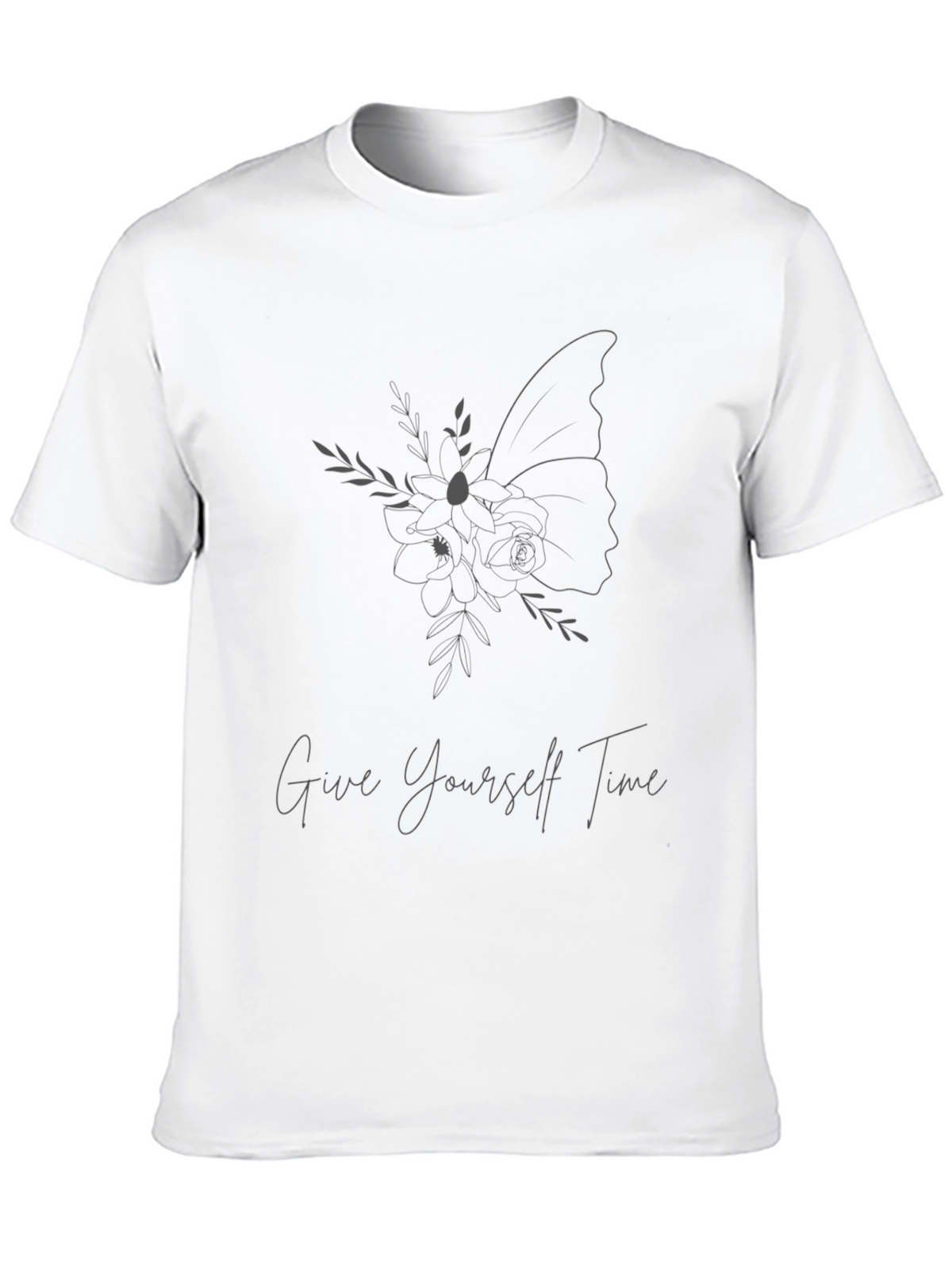 Time Butterfly Graphic Tee - Relaxed Fit