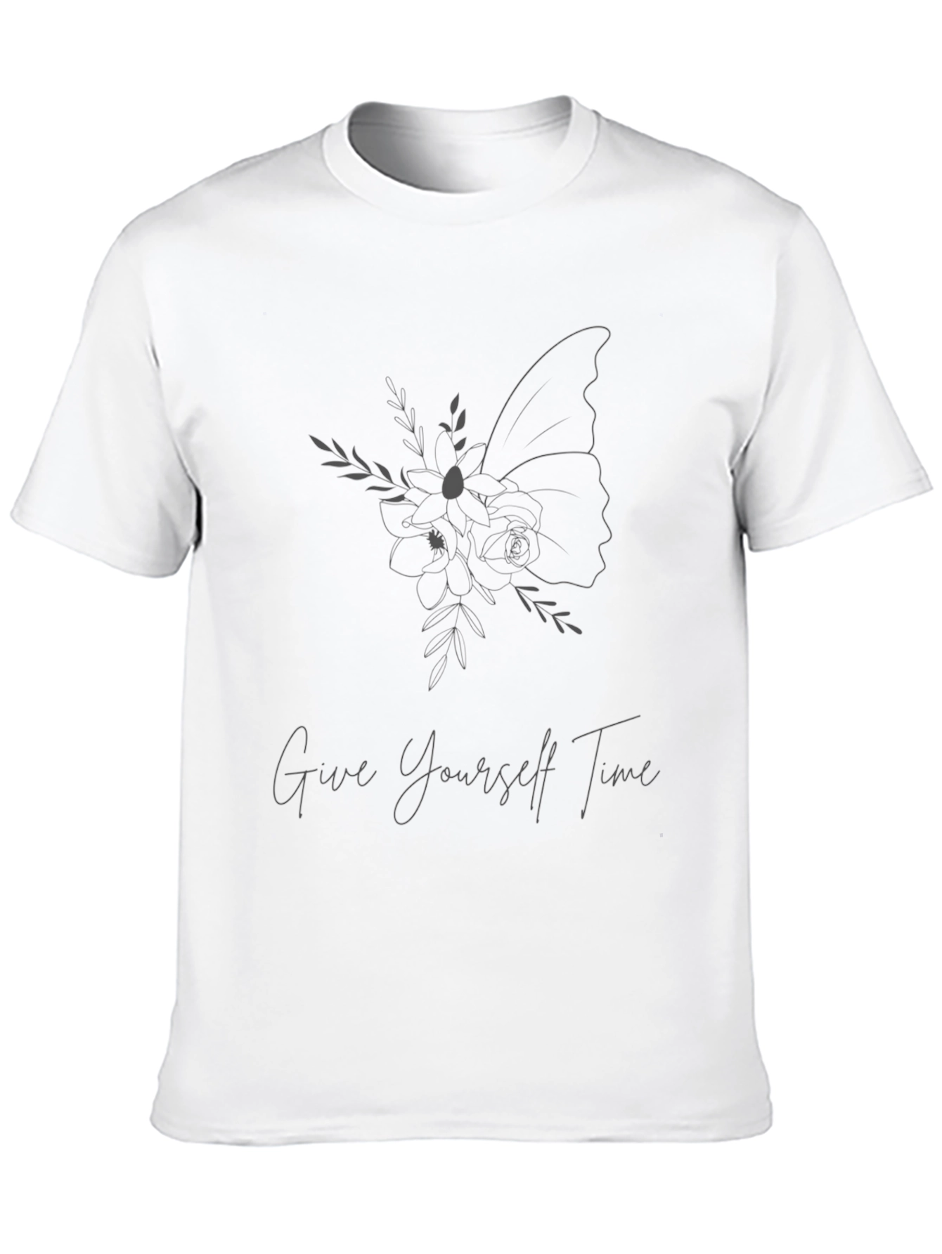 Time Butterfly Graphic Tee - Relaxed Fit