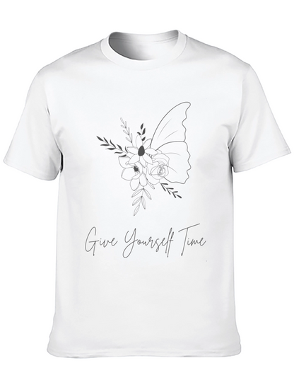 Time Butterfly Graphic Tee - Relaxed Fit