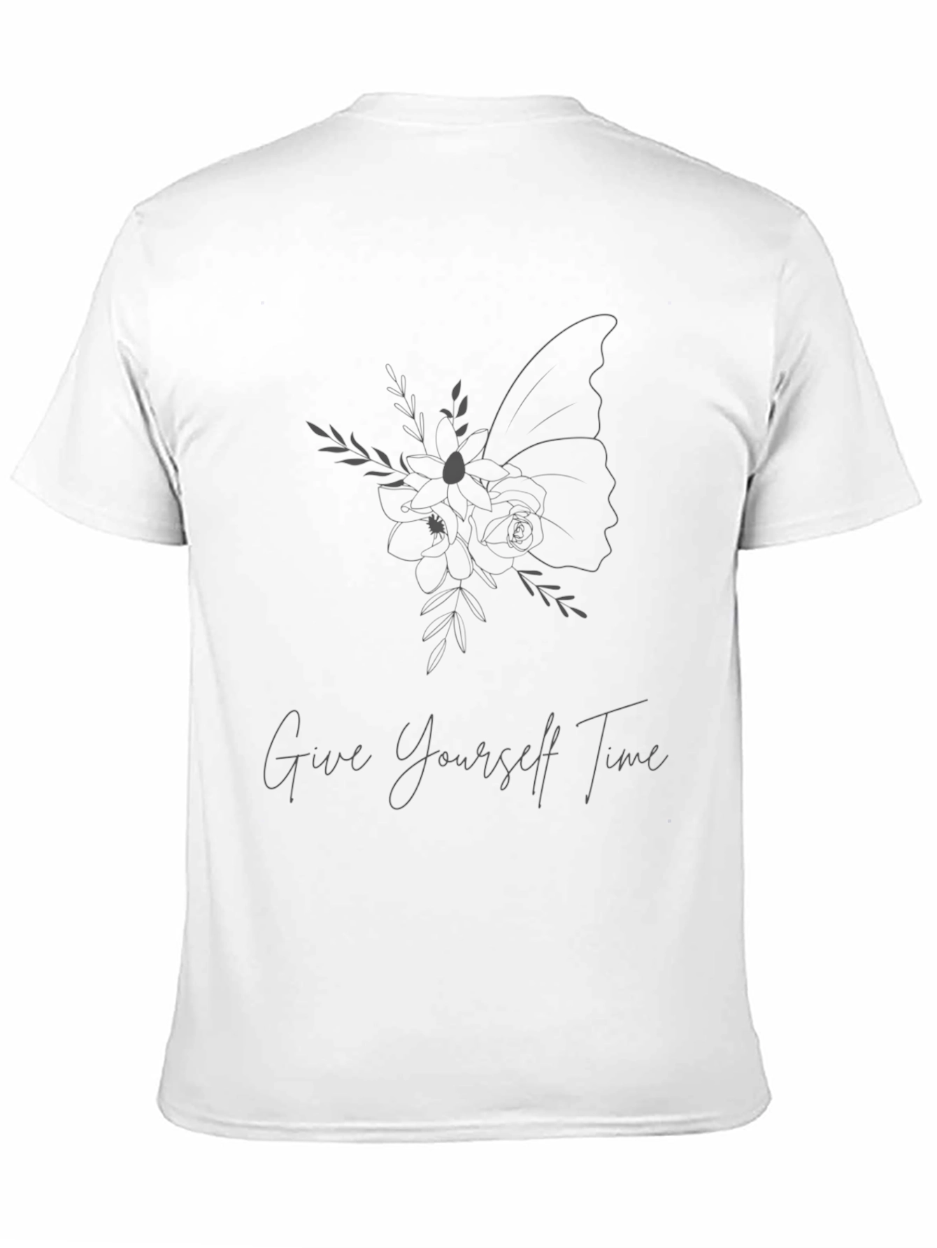Time Butterfly Graphic Tee - Relaxed Fit